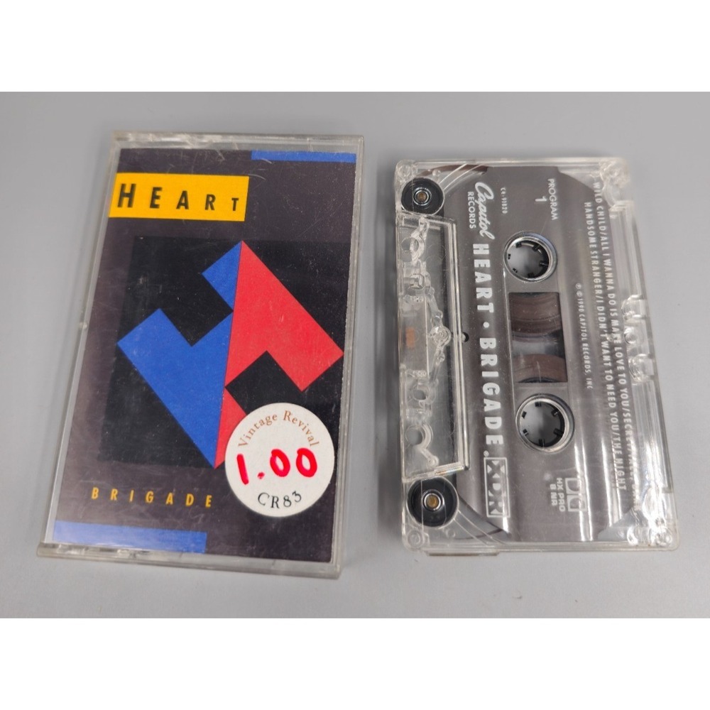 Heart Brigade Cassette Tape 1990 Capitol Records Classic Rock